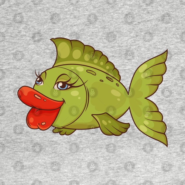 Big Lips Fish by Mako Design 